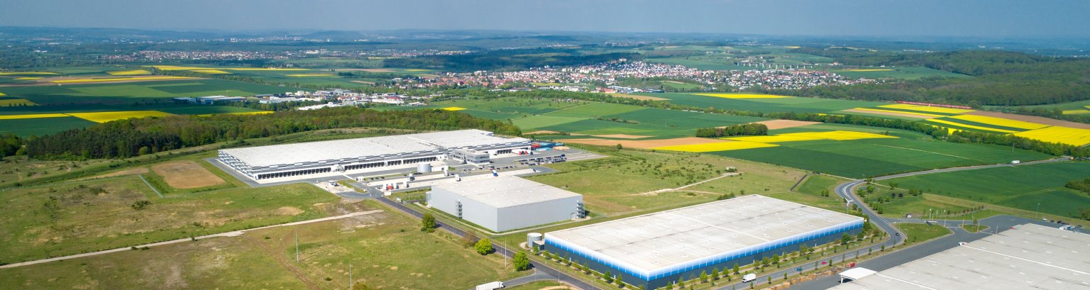 Large industrial area - aerial view